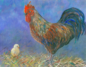Rooster and Chick